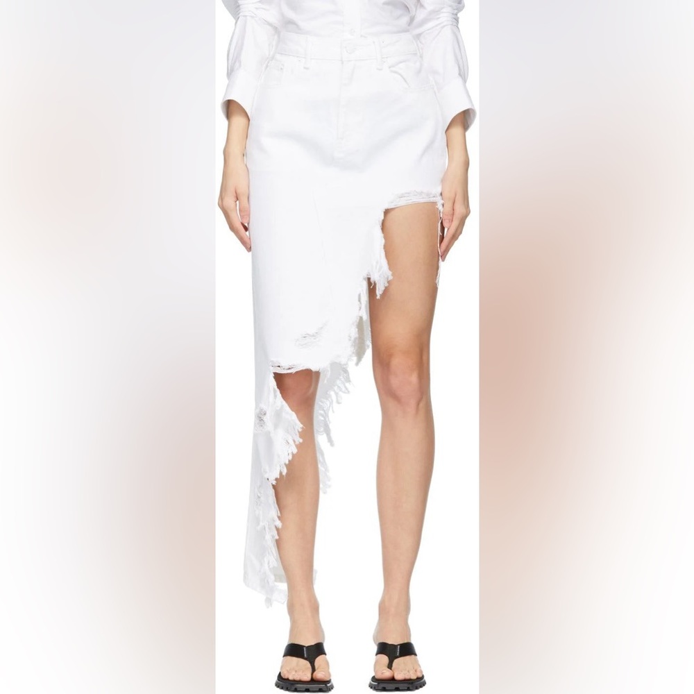 Alexander Wang Asymmetrical Denim Skirt